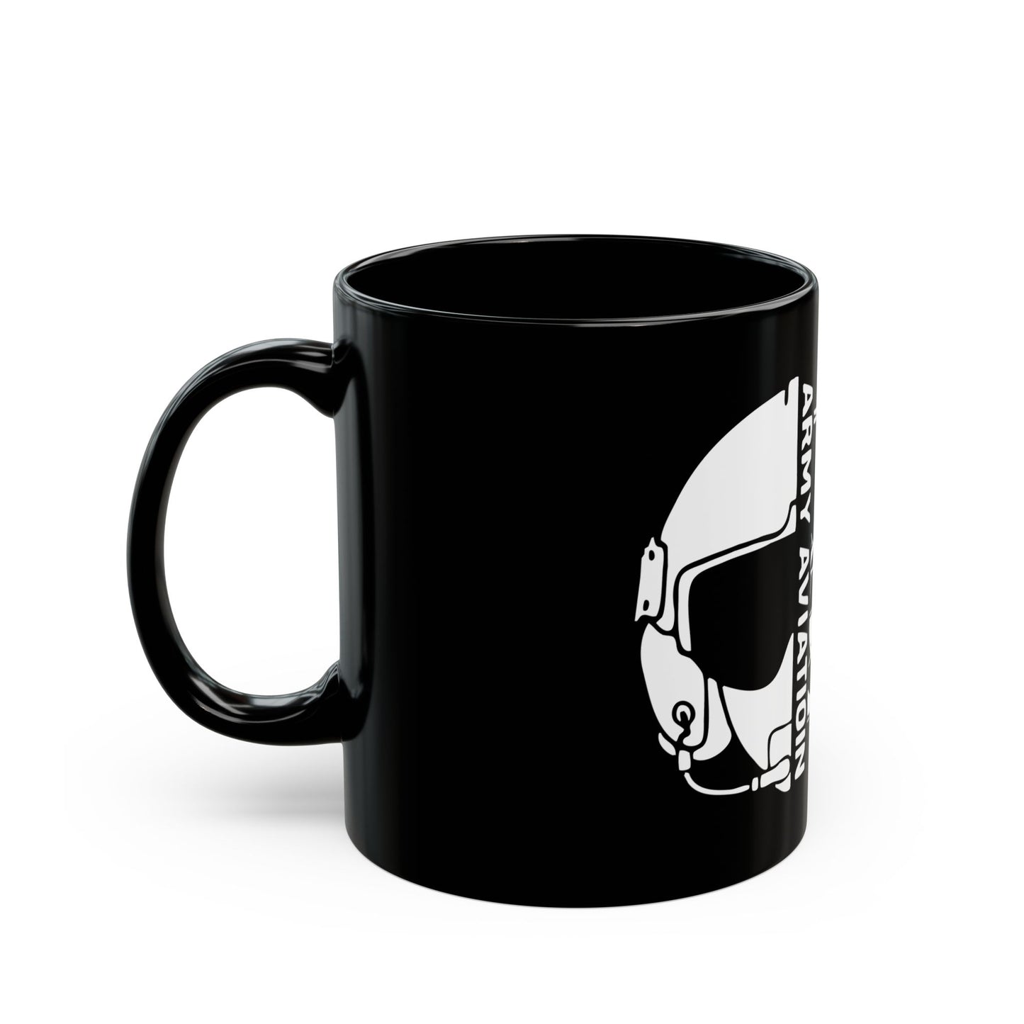 Chinook Aviation Black Coffee Mug