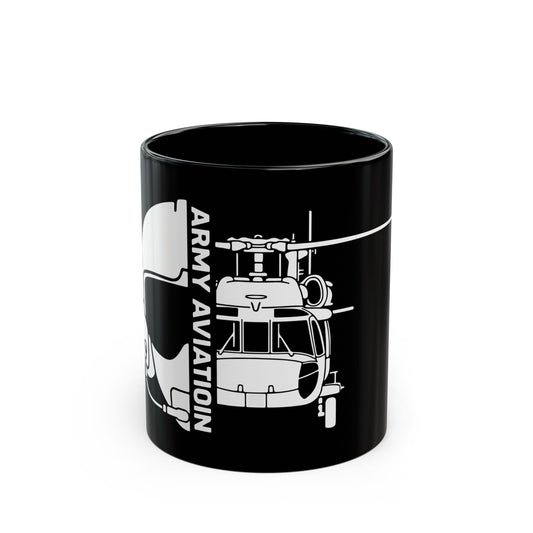 Blackhawk Aviation Black Coffee Mug